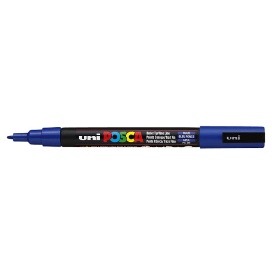 VERFSTIFT POSCA PC3M F DONKERBLAUW