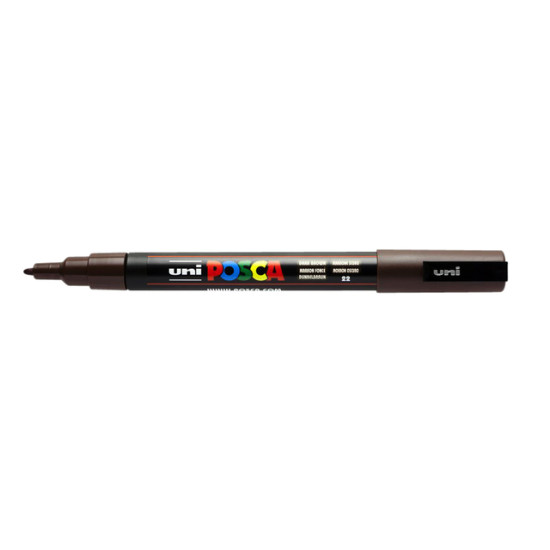 VERFSTIFT POSCA PC3M F DONKERBRUIN