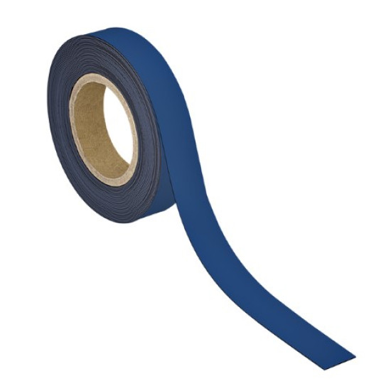 MAGNEETBAND MAUL SCHRIJFBAAR 10MX30MMX1MM BLAUW