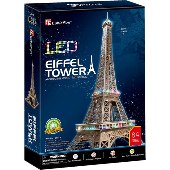 NG puzzel Eifeltoren LED (3D 84p)