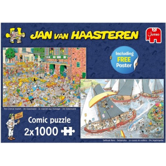 De kaasmarkt & Skûtsjesilen – JvH (2x1000)