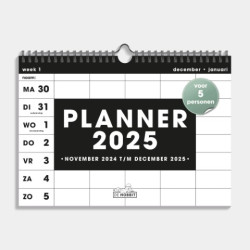 Familieplanner Spiraal D4 2025