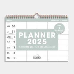 Familieplanner Spiraal D5 2025