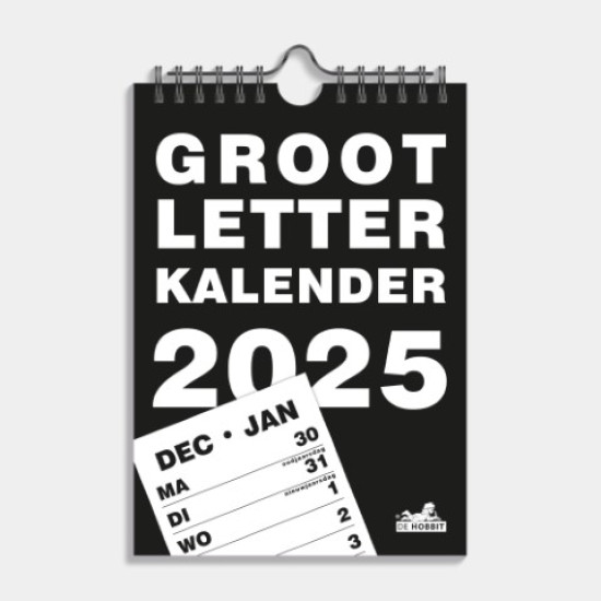 Grootletterkalender D1 2025