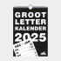 Grootletterkalender D2 2025