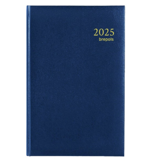 AGENDA 2025 BREPOLS SATURNUS LIMA 7D/1P BLAUW