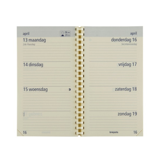 AGENDAVULLING 2025 BREPOLS OPTIVISION POCKET 7D/2P