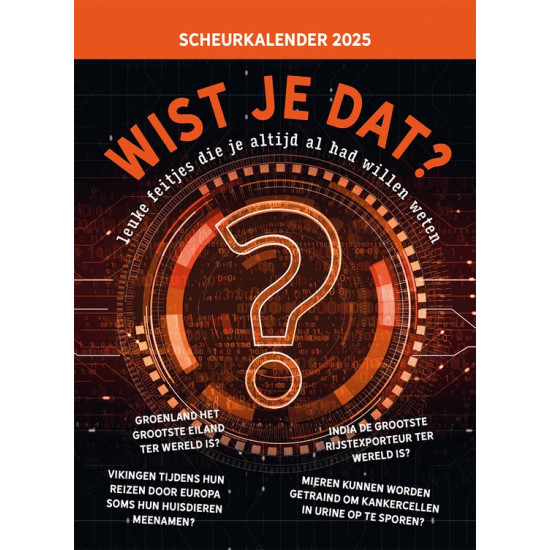 SCHEURKALENDER 2025 WIST JE DAT?